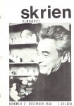 Annette Apon, Ruud Bishoff, Carel Donck (redactie) - Skrien filmschrift       (dit nummer geheel gewijd aan Joris Ivens)