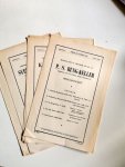 København: - [Konvolut 6 Programmhefte] København Nikolaj Kirkesal saeson 1931-1932