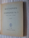 Beethoven, Ludwig van - Symphonie Nr. 5 c moll - C minor - ut mineur opus 67 / Partituur