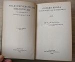 Koster Dr. W.J.W. Hooglerr aan de universiteit te Groningen - GRIEKS PROZA TOT DE TIJD VAN JUSTINIANUS - tweede reeks no. 49