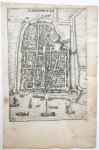 Lodovico Guicciardini (1521-1589) - [Antique print, engraving] Schoonhoven, published ca. 1612-43.