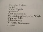 Goethe und Eichendorff - Schläft ein Lied in allen Dingen