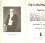 Lipperheide .. Franz Freiherrn von - Spruchwörterbuch