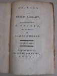Bekker, wed. Wolff, E. & Deken, Agatha. - Brieven van Abraham Blankaart. Tweede deel.