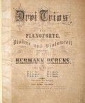 Berens, Hermann: - Drei Trios für Pianoforte, Violine und Violoncell. Op. 95. No. 2. G-moll Berens, Hermann: - Drei Trios für Pianoforte, Violine und Violoncell. Op. 95. No. 2. G-moll
