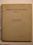 NN - Radio Service Data. Band II. Telefunken, radio ontvangtoestellen. Schema's.