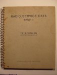 NN - Radio Service Data. Band II. Telefunken, radio ontvangtoestellen.
