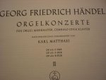 Handel; Georg Friedrich (1685-1759) - Orgelkonzert;  Nr. 4 F-dur, Nr. 5 F-dur, Nr. 6 B-dur; fur Orgel / Cembalo oder Klavier