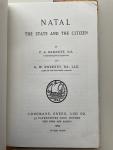 Arthur Percy Barnett, G. W. Sweeney (reprint) - Natal, the State and the Citizen