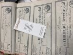  - Promesse Mandat Territorial, 5 copies, nrs 7181-7185, serie 2, 500 francs,