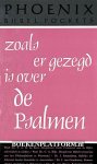 Boer, P.A.H. de - Zoals er gezegd is over de psalmen