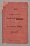 n.n - Geillustreerde Landbouw Almanakvoor de graafschap en Twente