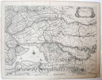 Joan Blaeu (1596-1673) - [Cartography, Antique print, engraving] Map of South Holland (Zuid Holland), published after 1674.