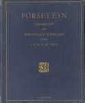 VRIES, I.G.A.N. DE - Porselein. Chineesch en europeesch porselein
