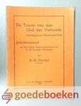 Overduin, Ds. M. - De Trouw van den God des Verbonds, bevestigd aan Neerlands Volk --- Gedachteniswoord bij het 40-jarig Regeeringsjubileum van H.M. Koningin Wilhelmina door ds. M. Overduin te Dordrecht