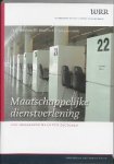 - Maatschappelijke dienstverlening / WRR Verkenningen / 6 - Maatschappelijke dienstverlening / WRR Verkenningen / 6