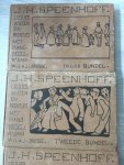 J.H. Speenhoff - J.H. Speenhoff, liedjes wijzen en prentjes met piano begel; bundel 2, bundel 3, bundel 4 en bundel 5