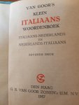 redactie - Van Goor's  klein Italiaans woordenboek Italiaans-Nederlands & Nederlands-Italiaans