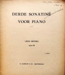 Orthel, Léon: - Derde sonatine voor piano opus 28