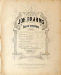 Brahms, Johannes: - Danses Hongroises. Piano à quatre mains. Cahier I - II Brahms, Johannes: - Danses Hongroises. Piano à quatre mains. Cahier I - II