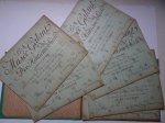 Baudouin, Boilly, Boucher a.o. (ed.). - Le Musee Galant du Dix-Huitième Siècle. Album. No. 1, 2, 4, 5, 6, 7, 10. Facsimilés d'estampes originales en noir et en couleur.