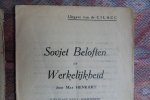 Henkart, Max. - Sovjet Beloften en Werkelijkheid.