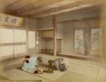 OZASHIKI. - Visiting Ceremony at Ozashiki (Parlor).