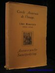 CERCLE ANVERSOIS DE L'IMAGE, - Antwerpsche Sanctjeskring , Cercle Anversois de l'Image. Liber Memorialis 1932-1942. Antwerpsche Sanctjeskring