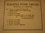 Guilmant; Alexandre - Oevres pour le Grand Orgue; avec pédale obligée / Sonate en ré mineur (op.42) Symphonie (nouvelle edition)
