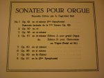 Guilmant; Alexandre - Oevres pour le Grand Orgue; avec pédale obligée / Sonate en ré mineur (op.42) Symphonie (nouvelle edition)