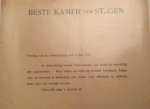 [Pamphlet] - Pamphlet. Beste Kamer der St.-Gen, Verslag van de ochtendzitting van 5 Dec. ' 13. In behandeling kwam hedenmorgen een motie ter aanvulling der zedenwetten. Men stelde n.l. voor op Duitsch voorbeeld, Tango, one- en two-step te verbieden, niet a...