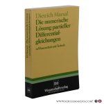 Marsal, Dietrich. - Die numerische Lösung partieller Differentialgleichungen in Wissenschaft und Technik.