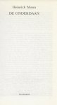 Mann Heinrich  Nederlandse vertaling  D. van der Linden  Omslagontwerp robert Nix - Onderdaan