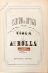 Rolla, Alessandro: - Esercizio ed arpeggio per viola. Opera postuma Rolla, Alessandro: - Esercizio ed arpeggio per viola. Opera postuma