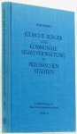 WENZEL, S. - Jüdische Bürger und kommunale Selbstverwaltung in Preussischen Städten 1808 - 1848. Mit einem Vorwort von Hans Herzfeld.