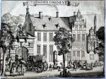 Romeyn de Hooghe (1645-1708) - Antique print, etching | The Gentlemen's lodging house in Haarlem (Herenlogement Haarlem), published 1688, 1 p.