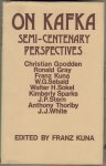 christian goodden, w.g. sebald and others - on kafka, semi-centenary perspectives
