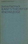 HARTNACK, Justus - Kant's Theory of Knowledge. Translated by M. Holmes Hartshorne.