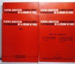 X - Schema directeur d'amenagement et d'urbanisme de la region de Paris 1965 (4 volumes)
