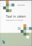 Christine van Baalen 265821 - Taal in zaken - zakelijk Nederlands voor anderstaligen