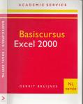 Bruijnes, Gerrit. en Omslagontwerp Robert Nix Druk omslag  Sdu Grafisch Bedrijt Den Haag - Basiscursus Excel 2000  NL versie