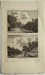 J. Bulthuis, K.F. Bendorp - Antieke prent Zeeland: T' Dorp Baarland. / T' Zelve Anders.