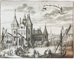 After Commelin, Caspar (1636-1693) - Oude Reguliers Poort (in Amsterdam).