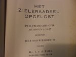 Poel J. v.d. - Het zieleraadsel opgelost