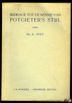 SMIT, Jc. / [POTGIETER] - Bijdrage tot de kennis van Potgieter's stijl