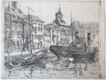 Arend Boer (1880-1933) - [Modern print, etching] Maassluis, published ca. 1900.