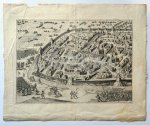 ANONYMOUS, - Bird's eye view of the siege of Tienen