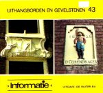  - UITHANGBORDEN en GEVELSTENEN - uitgeverij De Ruiter