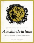 Bouma, T/ Haas, J. de - Au clair de la lune. Liedbewerkingen voor school en huis. Geillustreerd met knipsels van Mance Post