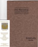 Leitz, Ernst - Das Mikroskop und seine Anwendung Leitz, Ernst - Das Mikroskop und seine Anwendung